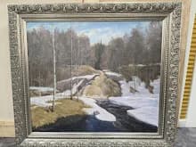 Весенний ручей. Карелия